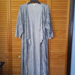 Lularoe Black & White Cardigan Duster Size Medium